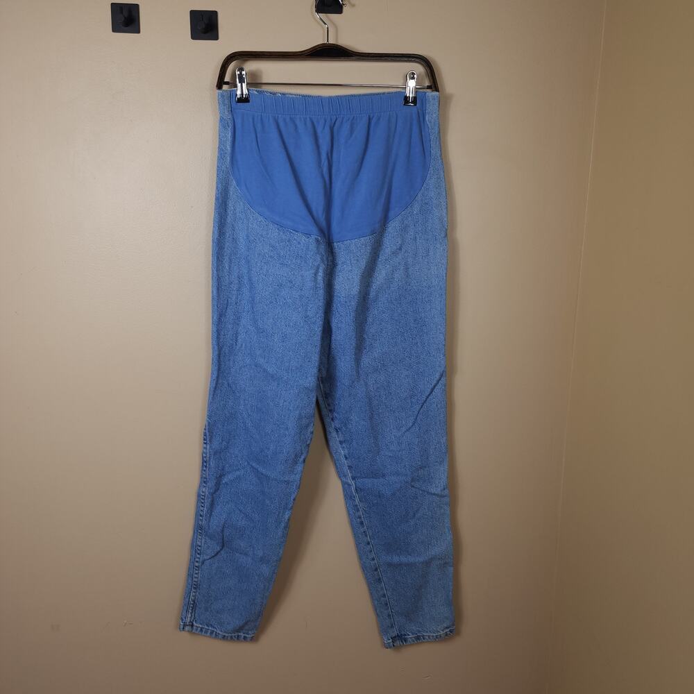 Vintage Take Nine Full Panel Light Wash Tapered Leg Jeans Size 10